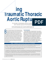 Treating Traumatic Thoracic Aortic Rupture: Cover Story