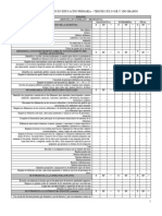 Registro de Evolución en Educación Primaria 1er y 2do Grados