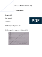 Physics Answers Chapter 1.5 - 1.8 For Test Yourself & Exam Style Questions