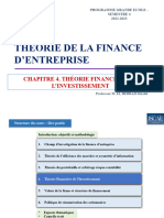 Chap.4.Théorie Financière de L'investissement