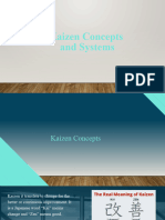 Kaizen Concepts and Systems