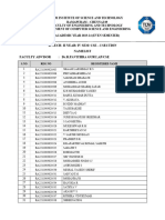 Namelist - I-1