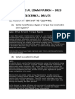 BEU SPECIAL EXAMINATION Q1 A To J