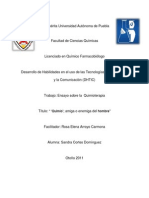 Quimioterapia: Amiga o Enemiga Del Hombre