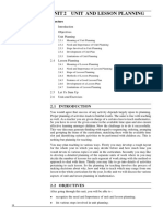 Unit-2 Unit N Lesson Planning