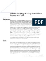 Interior Gateway Routing Protocol and Enhanced IGRP: Background