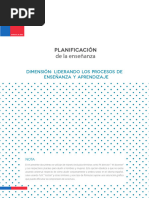 Planificación de La Enseñanza MINEDUC