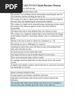 QR Theory Notes