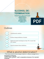 Alcohol Determination