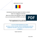 Plan D'Action de Reinstallation Des Travaux de Construction Et de Rehabilitation Du Corridor N'Djamena-Moundou-Koutere/Frontiere Cameroun