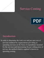 Service Costing 