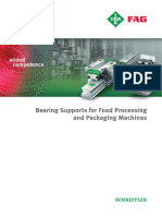 Bearing Support For Food Processing and Packaging Machines
