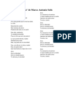 Poema, Cancion