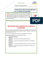 Carpeta de Recuperacion Educacion Fisica Universidad