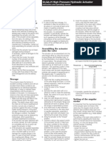 Checks To Be Carried Out On Receipt of The Actuator: ! - #$ Flow Control