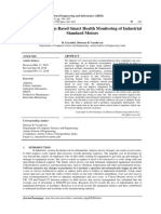 Internet of Things Based Smart Health Monitoring of Industrial Standard Motors