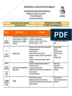 Cronograma de Actividades