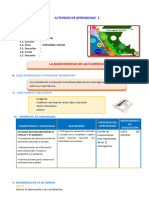 D1 A2 Sesion Ps. La Biodiversidad de Las Ecorregiones