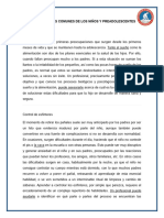 CONFLCITOS MAS COMUNES DE LOS NIÑOS y PREADOLESCENTES