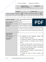 BCOM 1001 - Financial Accounting SEM I