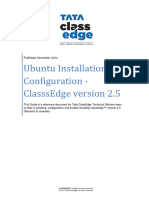 CLASSEDGE - Linux Installation - Configuration-Reference Guide For Version