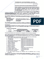 Notice and Application Form For Direct Admission Phase 2 in Second Year B. Tech 2023-24 LEEP 2023