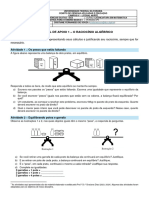 Material de Apoio 1 - O Raciocínio Algébrico