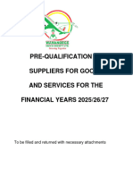 PREQUALIFICATION DOCUMENT - 2025-2027updated