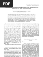 Predicting Occupational Coping Responses - Journal of Occupational Health Psychology