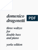 Domenico Dragonetti - Three Waltzes For Double Bass and Piano