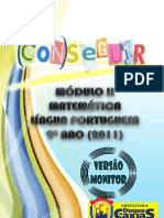 MÓDULO 2 MATEMÁTICA 9º ANO Monitor