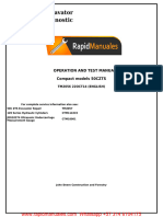 John Deere 50C ZTS TM2056 Operation and Test Manual - Technical Manual #2 PRIME 314 Páginas