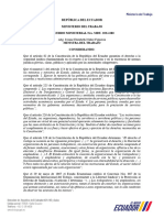 Acuerdo Ministerial No. 080 