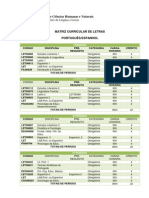 Matriz Curricular Espanhol