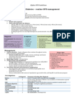 Diabetes - Routine OPD Management