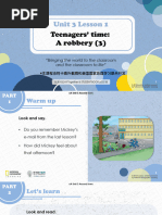 Unit 3 Lesson 1: Teenagers' Time: A Robbery