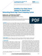 Design and Implementation of An Open Source Framework and Prototype For Named Data Networking-Based Edge Cloud Computing System