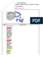 TRANSMISSION Automatic Transmission - 9T45 (M3F) - Repair Instructions - Off Vehicle - Trailblazer