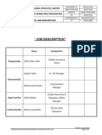 Qad-F-Sop-032-I Job Description Sop