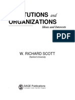 (L) Scott - 2008 - Institutions and Organizations Ideas and Interests