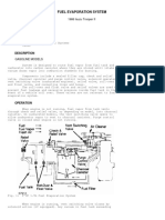 Fuel Evaporation System