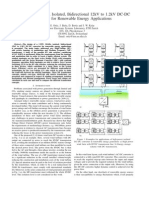 1 Megawatt, 20 KHZ, Isolated, Bidirectional 12Kv To 1.2Kv DC-DC Converter For Renewable Energy Applications