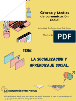 La Socialización y Aprendizaje Social