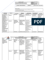 Plan de Clases de 1 Matematicas