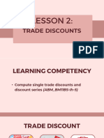 Q4-BM-2 Computing Single Trade Discounts and Discount Series