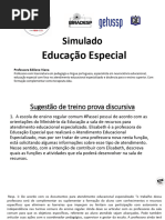 EDUCAÇÃO ESPECIAL EXTRA - Profa Edilene - Questoes de Prova