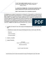 Convocatoria Acta de Cierre de CPE 2023.2024.2