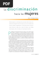 Discriminación: La Hacia Las