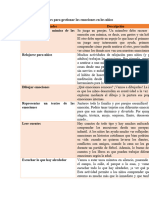 Actividades para Gestionar Las Emociones en Los Niños