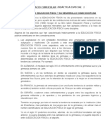 Trayectoria de La Educacion Fisica y Su Desarrollo Como Disciplina